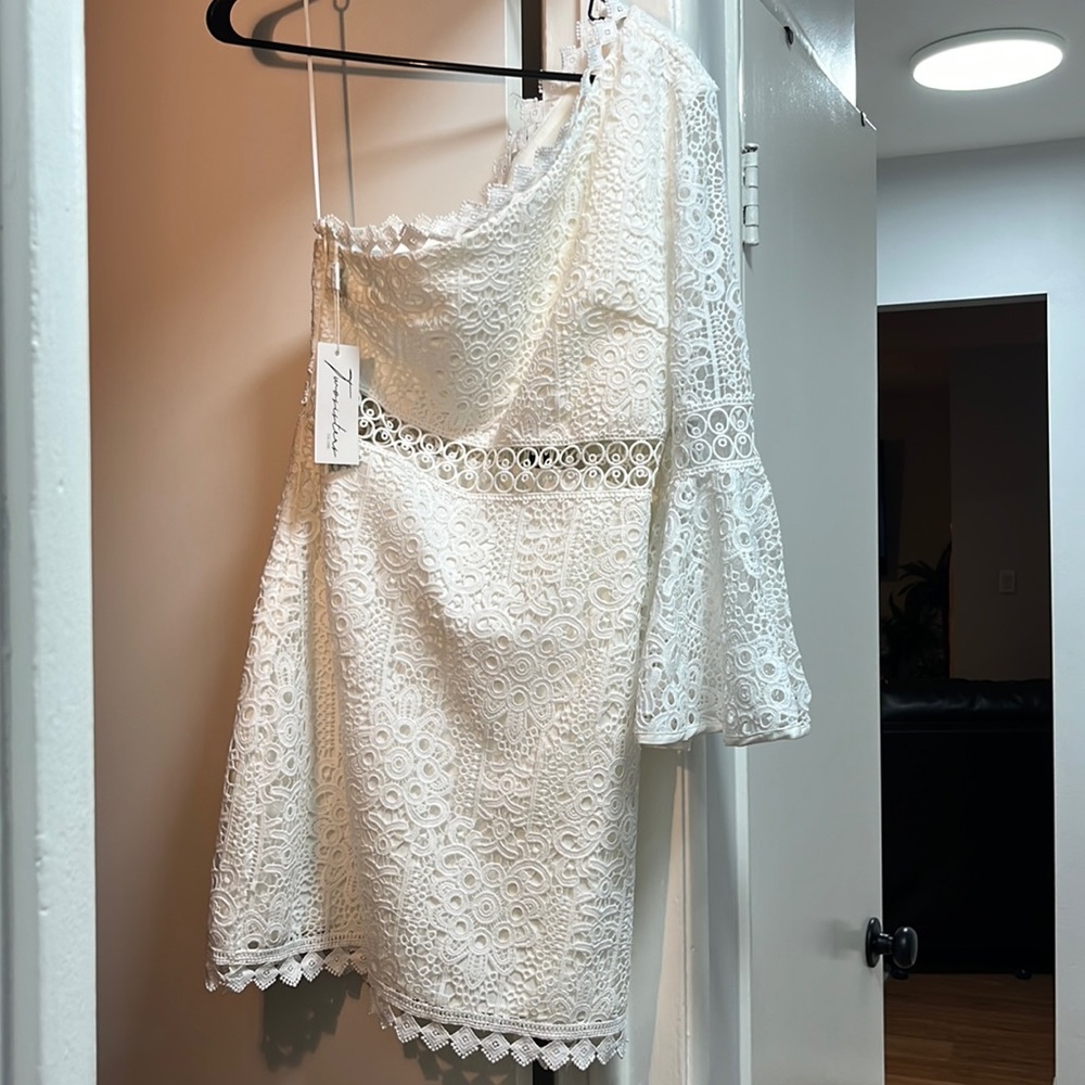 White Elysian Dress Jaus